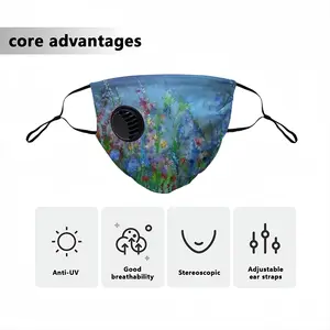 Field Of Blossoms Respirator Valve Mask