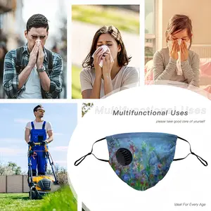 Field Of Blossoms Respirator Valve Mask