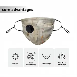 Shades Of White Respirator Valve Mask