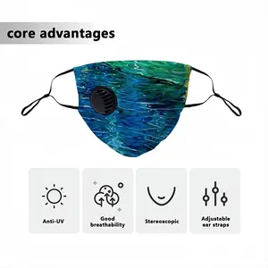 Water Reflections Respirator Valve Mask