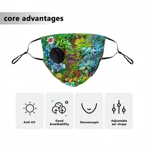 Garden At Giverny Respirator Valve Mask