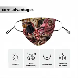 The Nubian Bride 2 Respirator Valve Mask