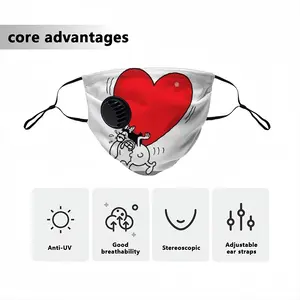 Love Is A Burden Respirator Valve Mask