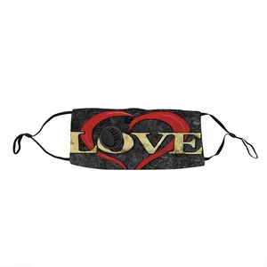 Love Is The Answer Respirator Valve Mask