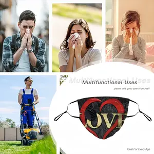 Love Is The Answer Respirator Valve Mask