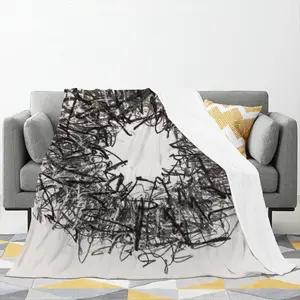 On Paper-Portal #3 Flannel Blanket (Multi-Size, Vertical)