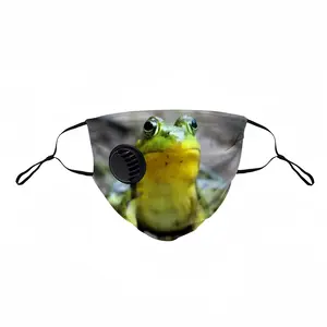 Green Frog Chillin Respirator Valve Mask