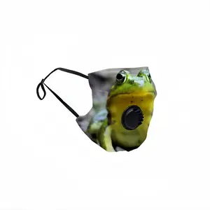 Green Frog Chillin Respirator Valve Mask