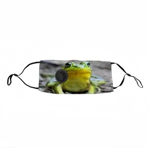 Green Frog Chillin Respirator Valve Mask