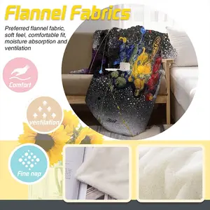 Basic Spectrum S Flannel Blanket (Multi-Size, Vertical)