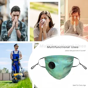 Green Clouds Respirator Valve Mask