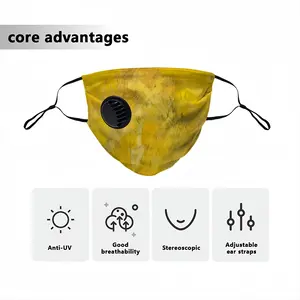 Yellow Respirator Valve Mask