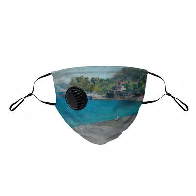 The Beach In Big Utrish Respirator Valve Mask