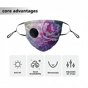 Mesmerizing Peony Respirator Valve Mask