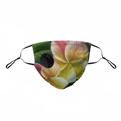 Hawaiian Flowers Respirator Valve Mask