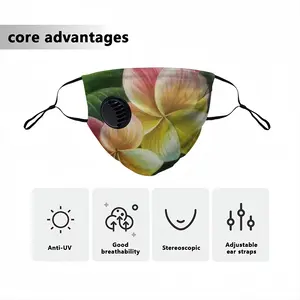 Hawaiian Flowers Respirator Valve Mask