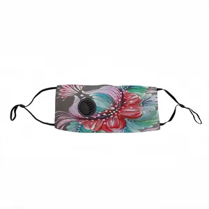 Floral Impromptu Respirator Valve Mask