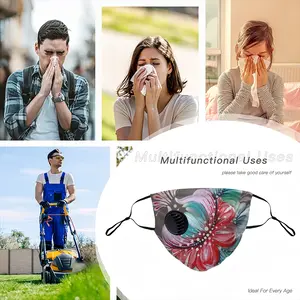 Floral Impromptu Respirator Valve Mask