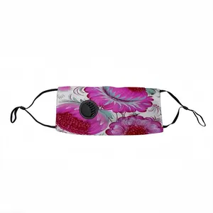 Peony Blossom Respirator Valve Mask