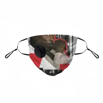 Jazz Man Collage Respirator Valve Mask