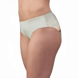 Women White Orange Series 3 Underpant