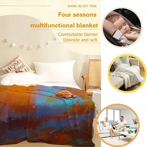 Clouds S Flannel Blanket (Multi-Size, Vertical)