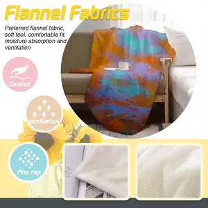 Clouds S Flannel Blanket (Multi-Size, Vertical)