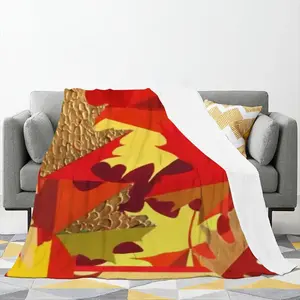 Autumn Flannel Blanket (Multi-Size, Vertical)