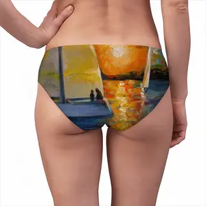 Women Sailboat In The Sunset Underpant