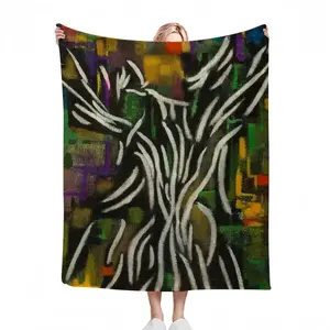 Astral Dance Flannel Blanket (Multi-Size, Vertical)