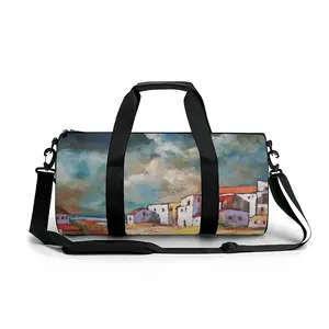 Dramatic Clouds Round Sports Bag