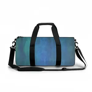 Emerald And Blue I Round Sports Bag