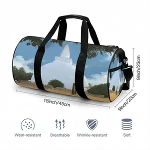 Connect Earth And Heaven Round Sports Bag