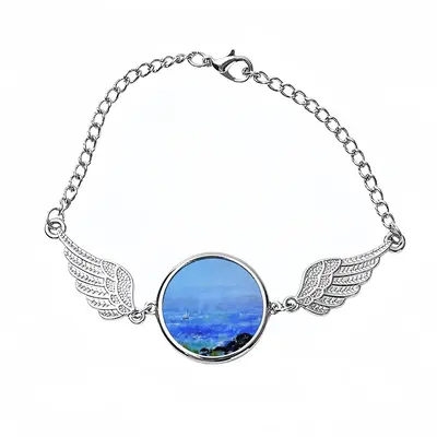 Blustery Sail Winged Circular Bracelet