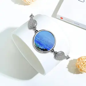 Blustery Sail Winged Circular Bracelet