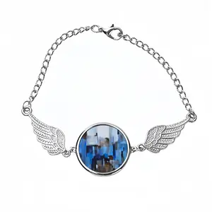 Chefchaouen Winged Circular Bracelet