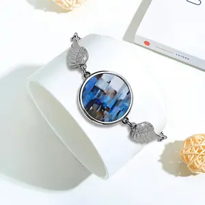 Chefchaouen Winged Circular Bracelet