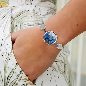 Chefchaouen Winged Circular Bracelet