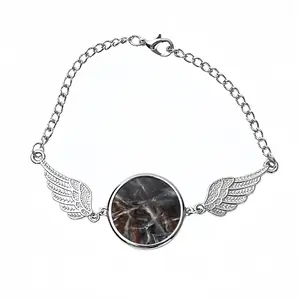 Fear Winged Circular Bracelet