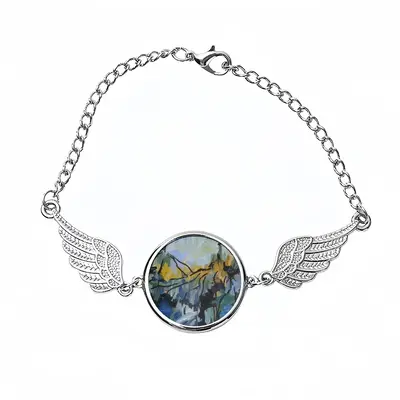 The Pond Near School Winged Circular Bracelet