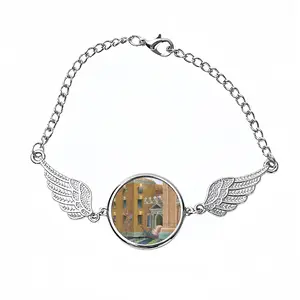 The Offering Winged Circular Bracelet