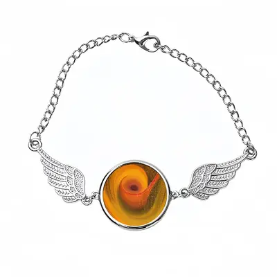 A Field Of Energy Winged Circular Bracelet