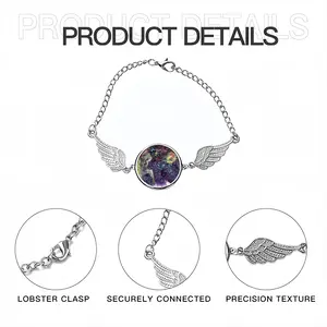 Cosmic Wisdom Winged Circular Bracelet