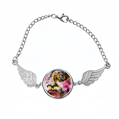 Ephemeral Face I Winged Circular Bracelet