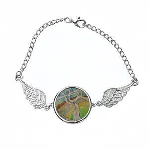 Mission Point Winged Circular Bracelet