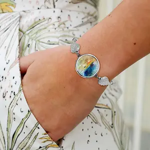 Fluffy Stuff Winged Circular Bracelet