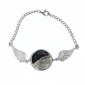 Message Series 2B Winged Circular Bracelet