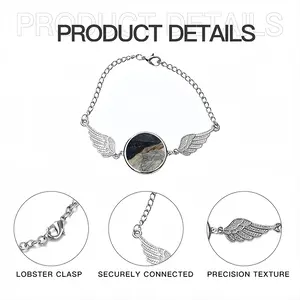 Message Series 2B Winged Circular Bracelet