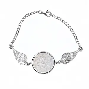 Cardi Winged Circular Bracelet