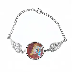 Giraffe Winged Circular Bracelet